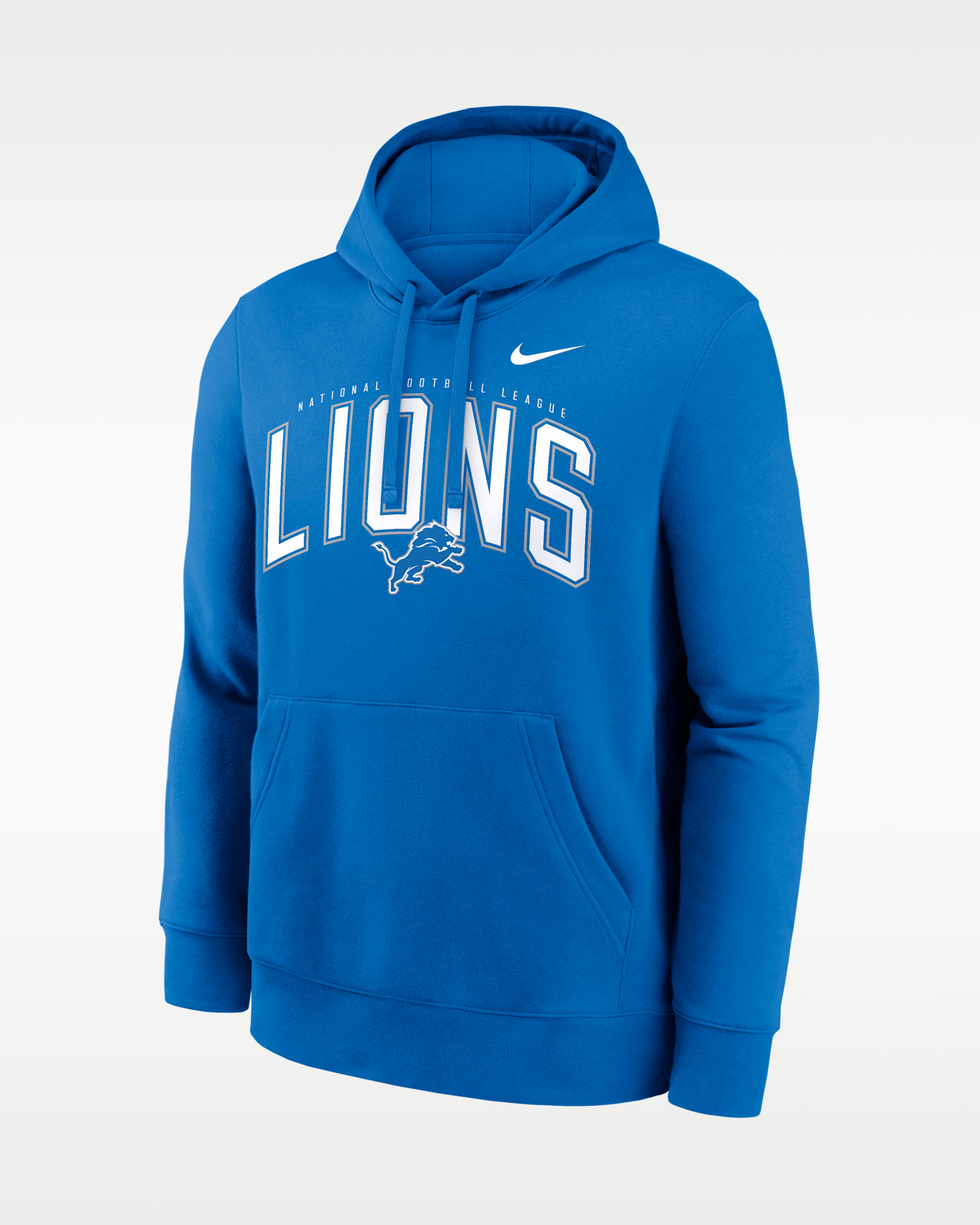 Detroit Lions Club Men's Nike NFL Pullover Hoodie. Nike.com